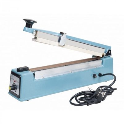 Seladora de sacos de plástico manual PFS300C com cortador