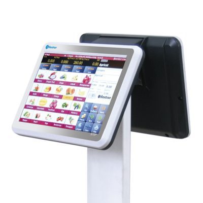 Balança de etiquetagem tátil Baxtran S75P Dual Ecrã
